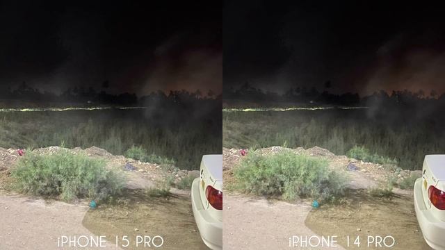 IPhone 15 Pro VS IPhone 14 Pro Night Mode Camera Test