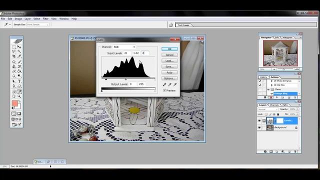 How to Make "Vintage Blog" Action in Photoshop смотреть онлайн
