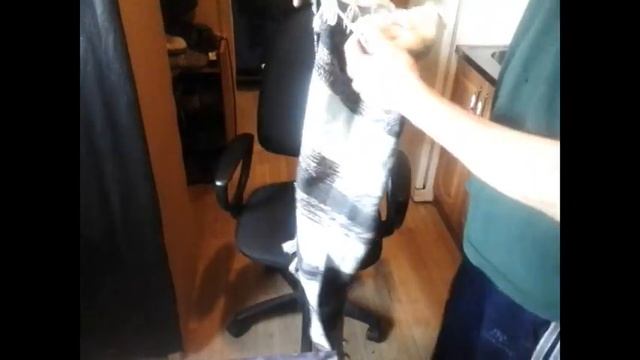 Чехол для кресла на колёсиках за пять секунд. смотреть онлайн