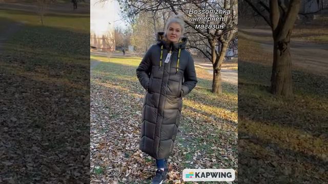 Жіноче довге зимове пальто Сандра смотреть онлайн