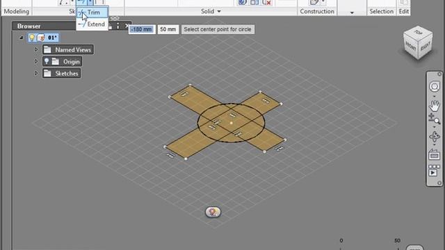 09 Autodesk Inventor Fusion Tutorials ( Trim) смотреть онлайн