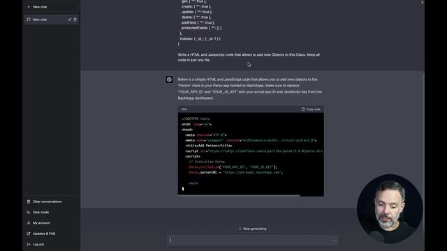 ChatGPT Writing Front End Code for Parse смотреть онлайн