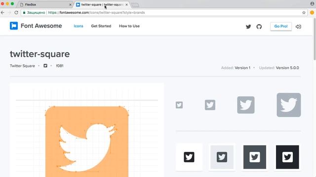 Управление иконками в Font Awesome. Урок 2 смотреть онлайн