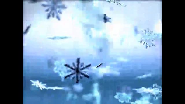 Снежинки футаж HD