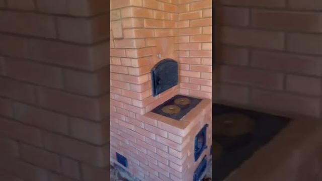 Отопительно-варочная печь с хлебопечкой по системе Кузнецова смотреть онлайн