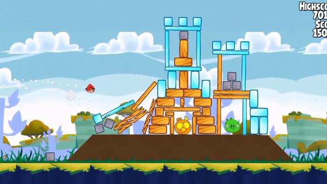 Angry Birds Re-imagined Android Port By @Gabtheangrybird V2.0 Gameplay