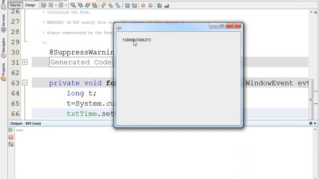 How to get Date from System in Java Netbeans смотреть онлайн