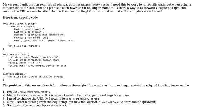 Matching redirected nginx requests from original path смотреть онлайн