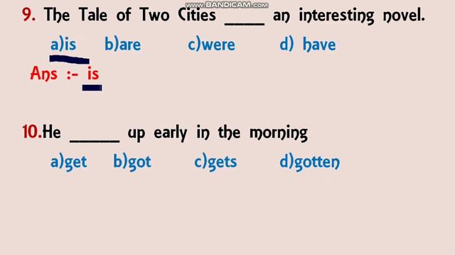 Expected Questions From The Tenses смотреть онлайн
