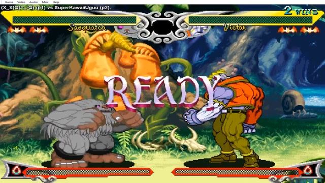 Vampire Savior match - Victor vs Sasquatch (with commentary) смотреть онлайн