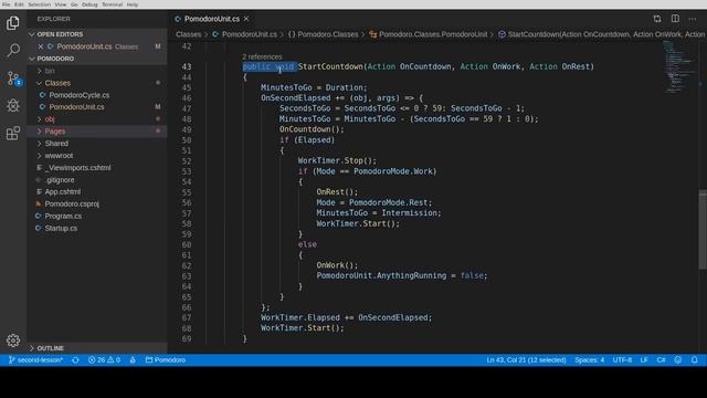 Создание Pomodoro-таймера с использованием C# и Blazor. Часть 2 смотреть онлайн