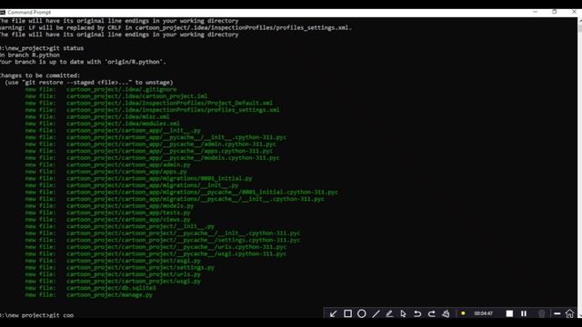 how to push project into github (clone,add,commit and push) смотреть онлайн