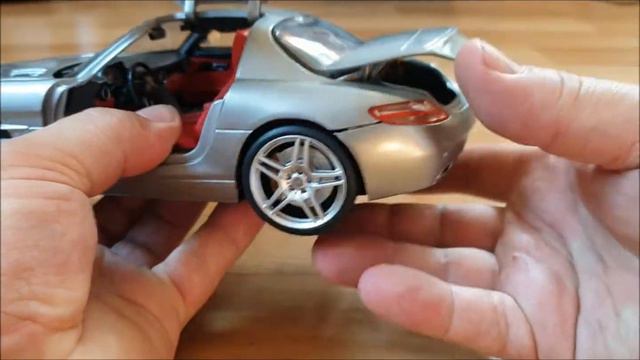 Diecast Mercedes Benz SLS AMG 1:18 Scale,Mondo Motors.Автомодели.Обзор