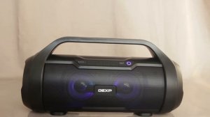 Знакомство с портативной аудиосистемой DEXP P520
