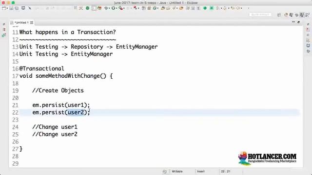 074 FAQ 1 When does Hibernate send updates to the database смотреть онлайн