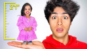 Я провел 24 часа с самой короткой женщиной в мире!!