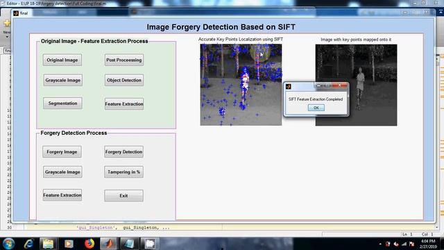 Image Forgery Detection Based on SIFT | Image Processing Projects | MATLAB смотреть онлайн