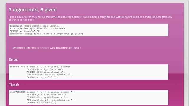 I am getting this error "TypeError: str() takes at most 1 argument (2 given)" at "client_respons... смотреть онлайн