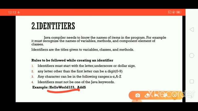 Part A:Tokens and its types with examples explained смотреть онлайн
