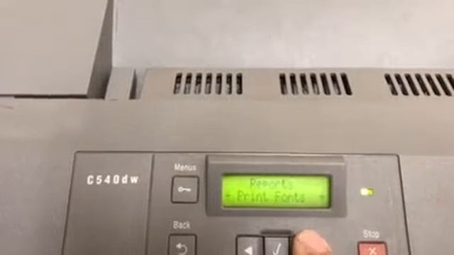 Lexmark C540dw Printer test... смотреть онлайн
