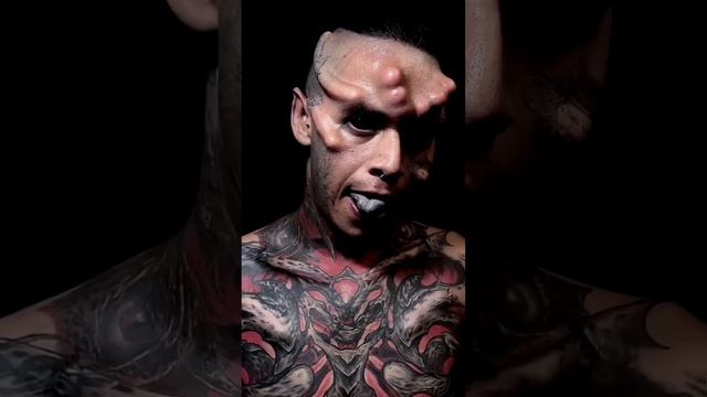 EXTREME BODY MODIFICATION #fy #bodymodifications #freak #crazy #freakshow #tattooartist #piercing #