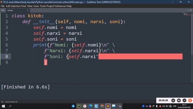 Python OOP 1-dars | OOP nima ? | class, metod va obyekt смотреть онлайн