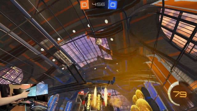 I TRIED PLAYING ROCKET LEAGUE WITH THIS... смотреть онлайн