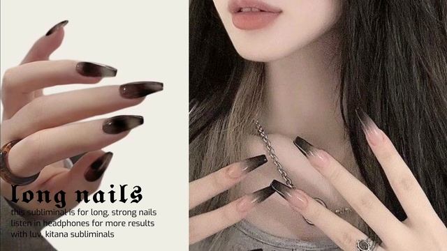 [⋆⁺ ☾ ⋆ ???? ????? ] длинные, крепкие ногти ♡︎ саблиминал смотреть онлайн