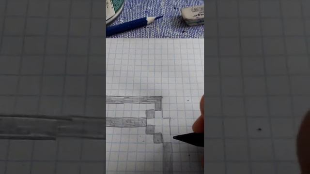 Рисуем по клеточкам мешок деда мороза смотреть онлайн