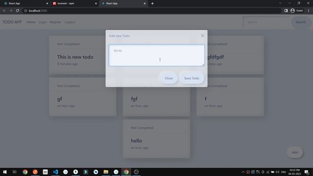 Refresh List When New Todo creates in React in Hindi | Todo App | React | MERN Stack Tutorial смотреть онлайн