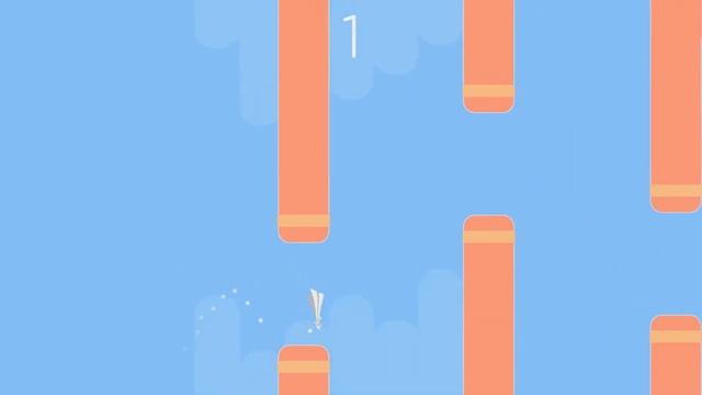 Flappy Paper Plane - Gameplay смотреть онлайн