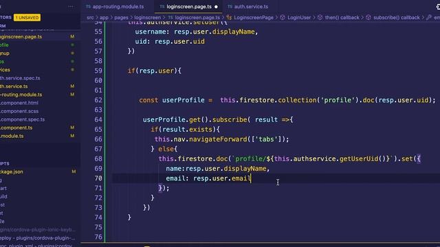 Adding User Profile to Firebase Firestore | Ionic 5 Login and Sign Up Tutorial смотреть онлайн