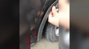 Клеим молдинг на арки колеса Авео т- 300