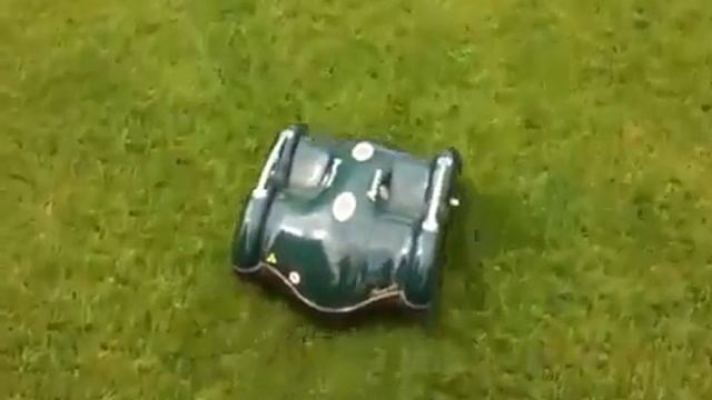 Tondeuse Ambrogio L50 En Action.