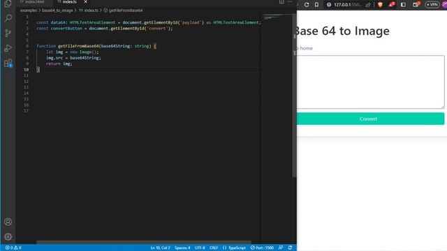 Convertir base64 a imagen (TypeScript) смотреть онлайн