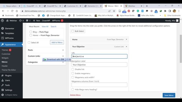 ONE PAGE Website Free OceanWP Elementor WordPress Tutorial 2023 смотреть онлайн