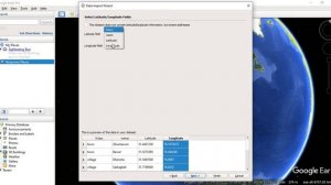 How to Import (X,Y) in Google Earth.
