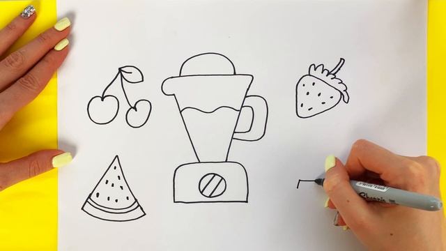 Drawing fruits blender for Children ?? смотреть онлайн