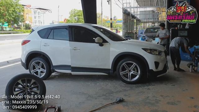 Mazda CX5 ล้อ Model 19x8.5-9.5 et40-42 ยาง Maxxis ขนาด 235/50 R19 ขอบ19 смотреть онлайн