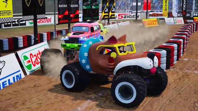 Monster Jam Adventurous Stunts: Monster Trucks INSANE Racing High-Speed Jumps | BeamNG Drive