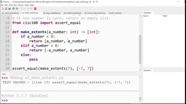 CISC108 Week 6 Lecture - Lists and Loops смотреть онлайн