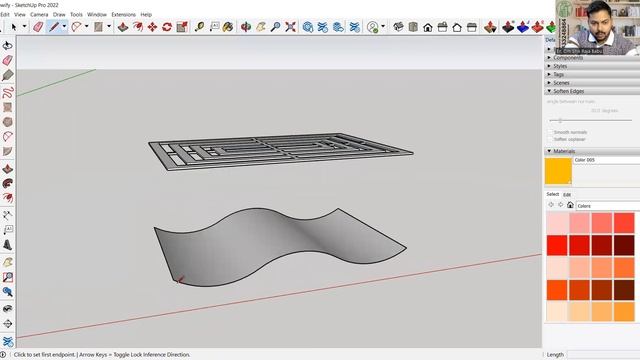 Curved Jali in SketchUp | Useful Extension in SketchUp | Flowify | Curviloft | SketchUp Plugins смотреть онлайн