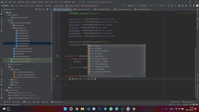 Tutorial Make Calculator Bangun Ruang dan Bangun Datar with Kotlin part 11| ENGLISH смотреть онлайн