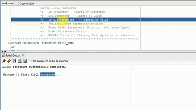 PL/SQL Tutorial 3 : Oracle PLSQL Procedure with example смотреть онлайн