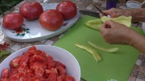 Консервируем крупные помидоры. Вкус свежих, летних помидор. Простые рецепты всегда вкусные !