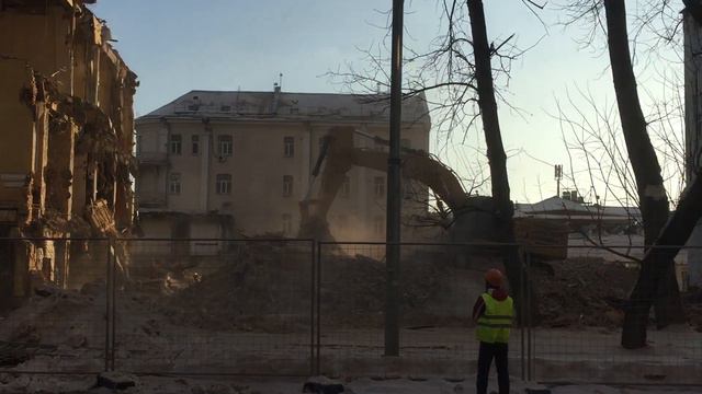 Снос дома в Москве. Метро Пролетарская смотреть онлайн