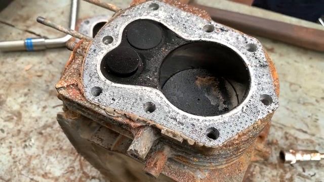 Restoration Old Rusty Engine 3.5HP ＭＥＩＷＡ｜Restore Multiquip Plate Compactors.mp4