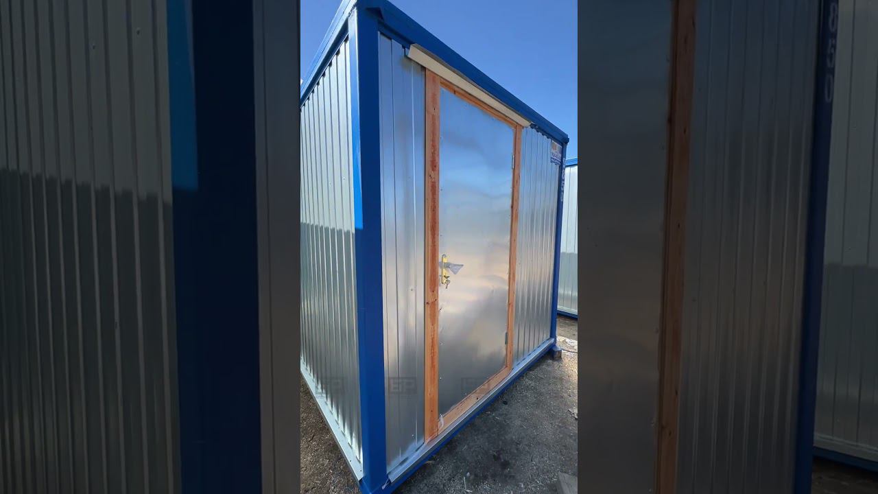 Бытовка БК-1 в OSB с большим окном смотреть онлайн