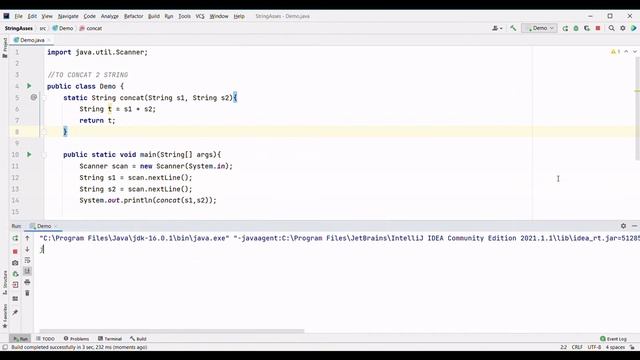 CONCAT TWO GIVEN STRING JAVA PROGRAMMING NO SOUND COPY CODE смотреть онлайн