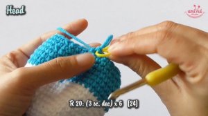 #222 | Amigurumi Hello Kitty Free Pattern (1/2) | How To Crochet Amigurumi Animals | @AmivuiStudio